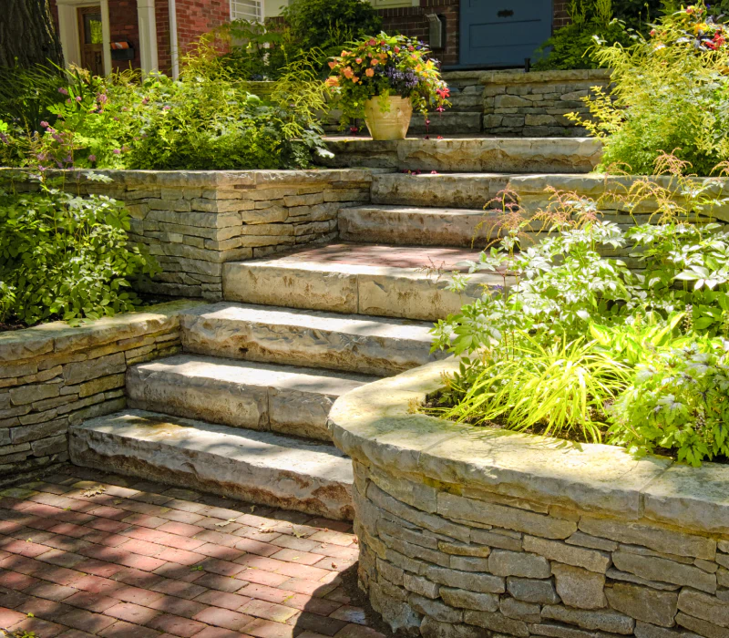 service hardscaping design work