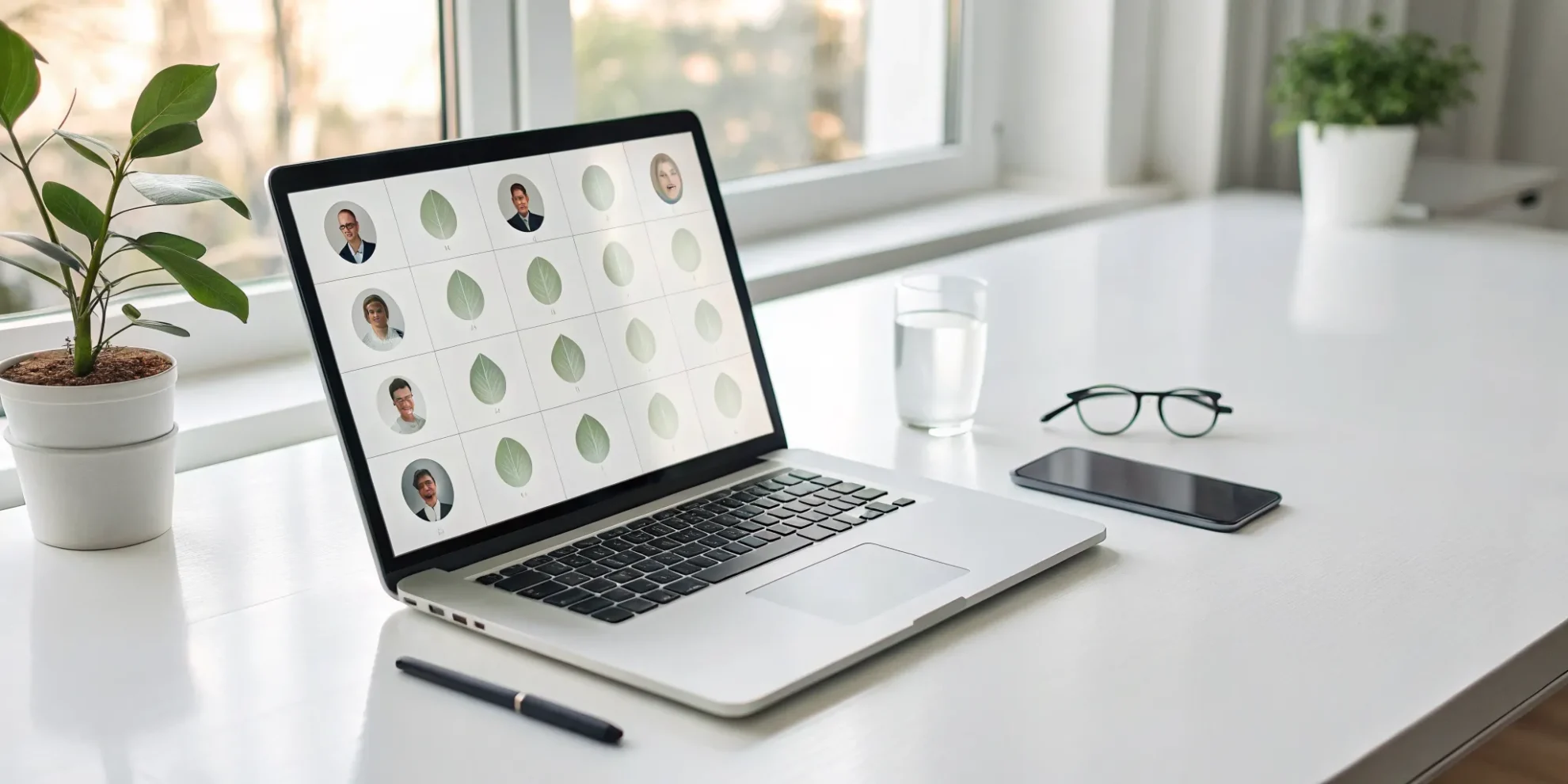 Finding the official list of ISA certified arborists on a laptop computer.