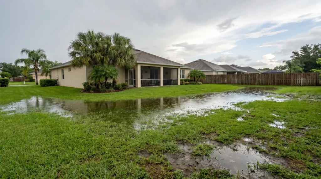 Why Your Yard Floods After Rain in Florida (and Fixes)
