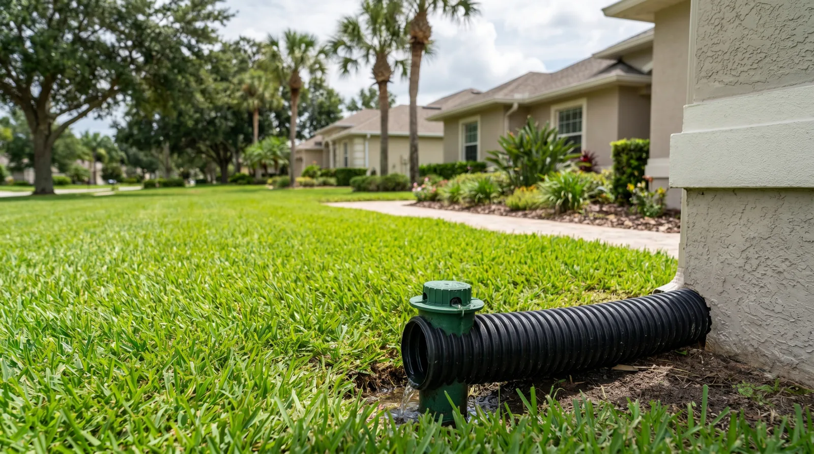 Downspout Drainage Solutions for Florida Yards